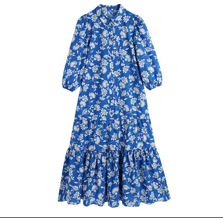 Blue Middelton Dress – VELVET COLLECTION SHOP